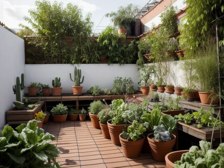 Medidor de humedad analógico verde junto a guantes de jardinería en un banco de madera.