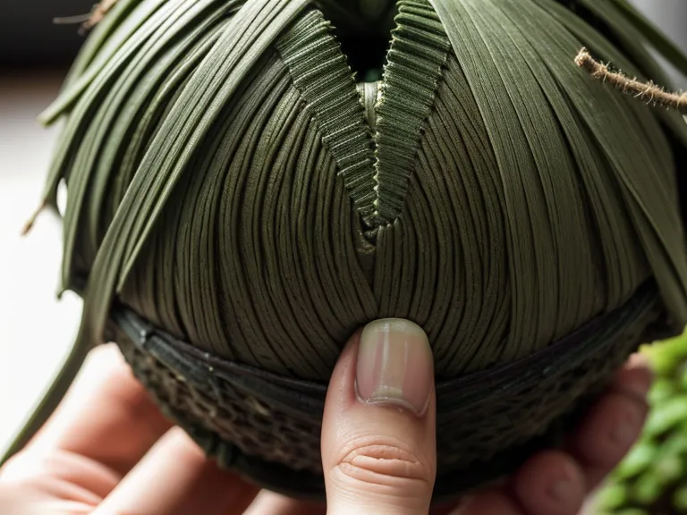 Manos artesanas armando una kokedama con sustrato orgánico y musgo verde.