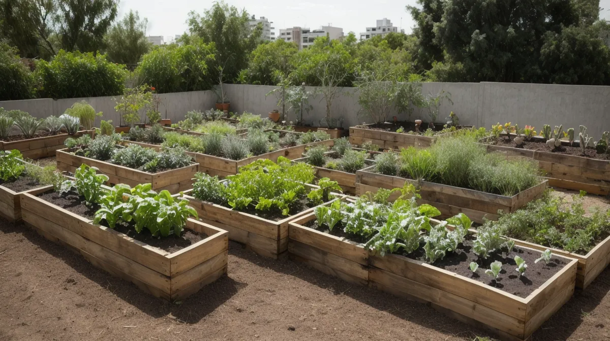 Macetas de tela y sacos de cultivo para el huerto en casa