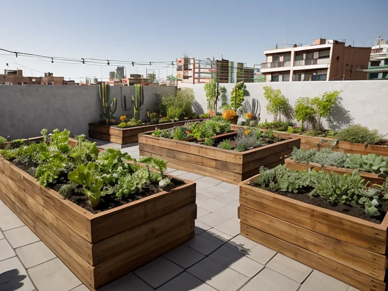 Medidor de pH de dos varillas insertado en tierra húmeda de un huerto urbano en azotea, herramienta básica para sustratos caseros