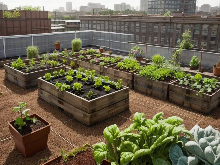 Puesto de venta de kokedamas en Mercado El 100 con delantal de jardinería y bolsillos llenos de herramientas