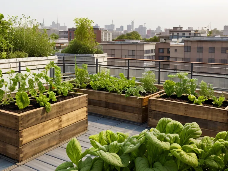 Cosecha limpia de lechuga y kale lograda con control de plagas en un huerto urbano de azotea